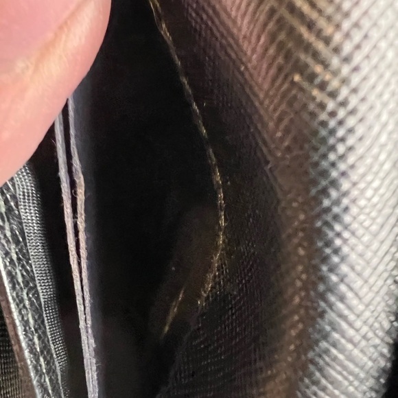 PRADA SAFFIANO LEATHER TRI-FOLD WALLET - Picture 12 of 14